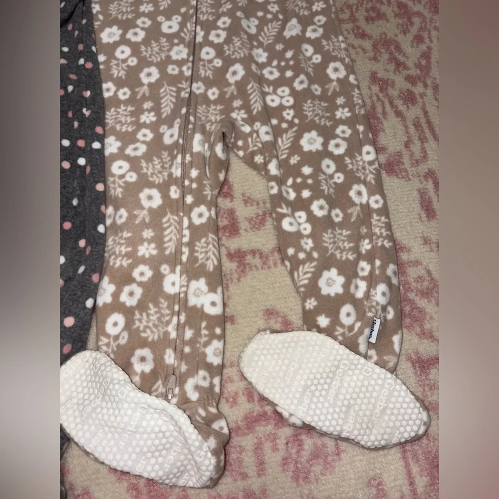 Fleece Footie Pajamas Bundle 3T Girl